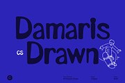 CS Damaris Drawn, a Sans Serif Font by Craft Supply Co. (Thumbnail 1 of 8)