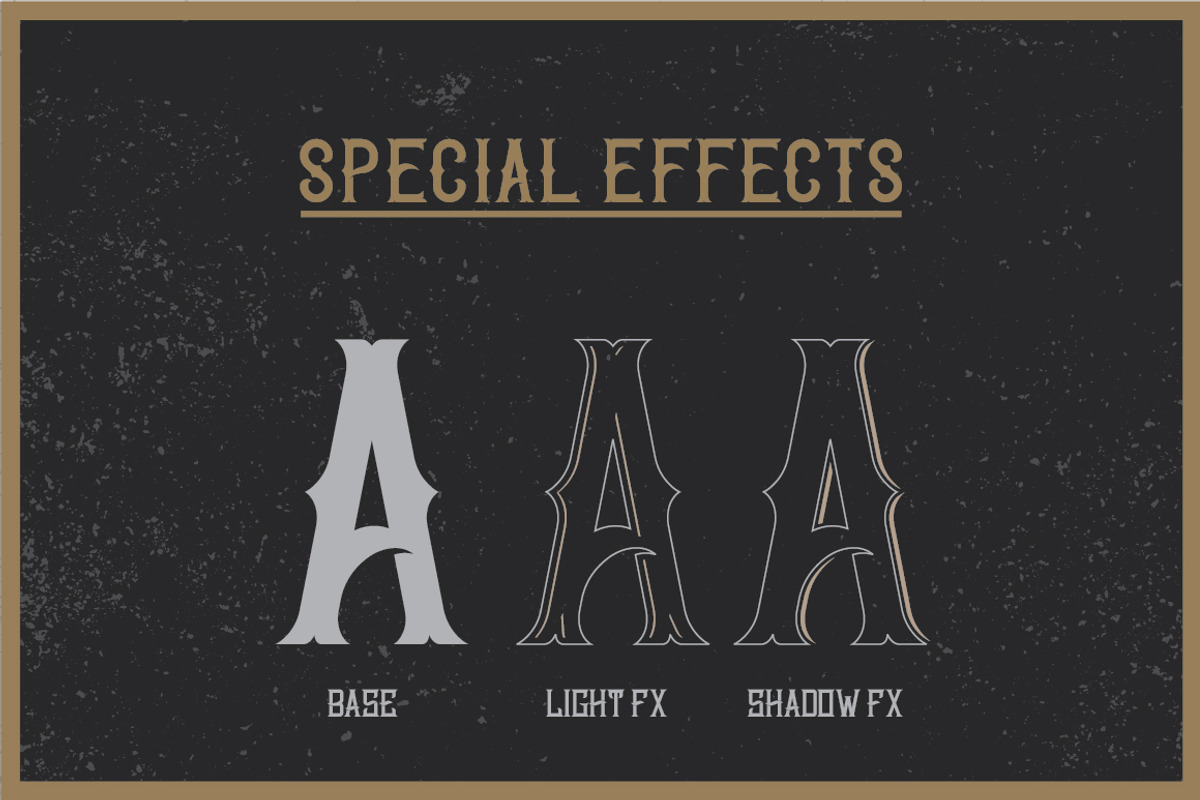 Golden Whiskey typeface preview 4