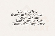 Modern Chic Refined – Elegant Serif, a Serif Font by MaxArt Foundry (Thumbnail 9 of 20)