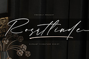 Rosatlinde Elegant Signature Script, a Script Font by Letterena Studios Script (Thumbnail 1 of 15)