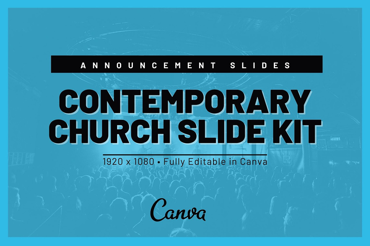 Canva Church Slide Kit Templates, a Presentation Template by Mike Brennan Art & Design (Photo 1 of 6)