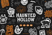 Haunted Hollow: Halloween Kit., a Seasonal Illustration by Red Monkey (Thumbnail 1 of 11)