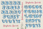 Kolinova Blackletter, a Blackletter Font by madeDeduk (Thumbnail 6 of 9)