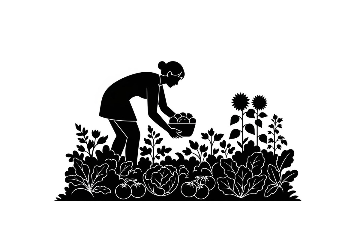 50 Garden Frame Silhouette Bundle, an Illustration by musafir_fashion (Photo 28 of 51)