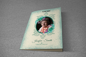 Funeral Program Template-T548