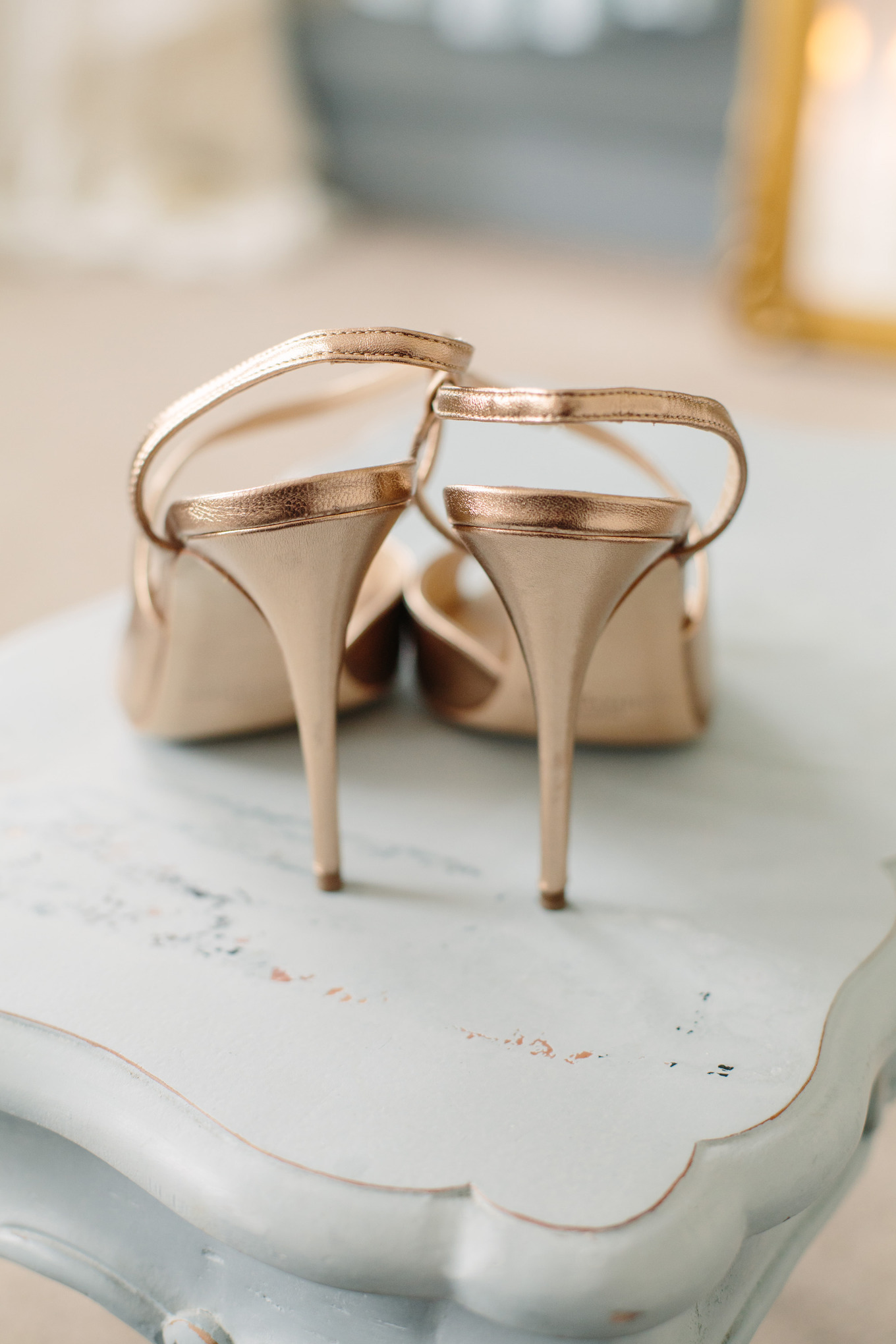 Bridal Wedding Shoes, Gold Heels | Beauty & Fashion Stock Photos ...