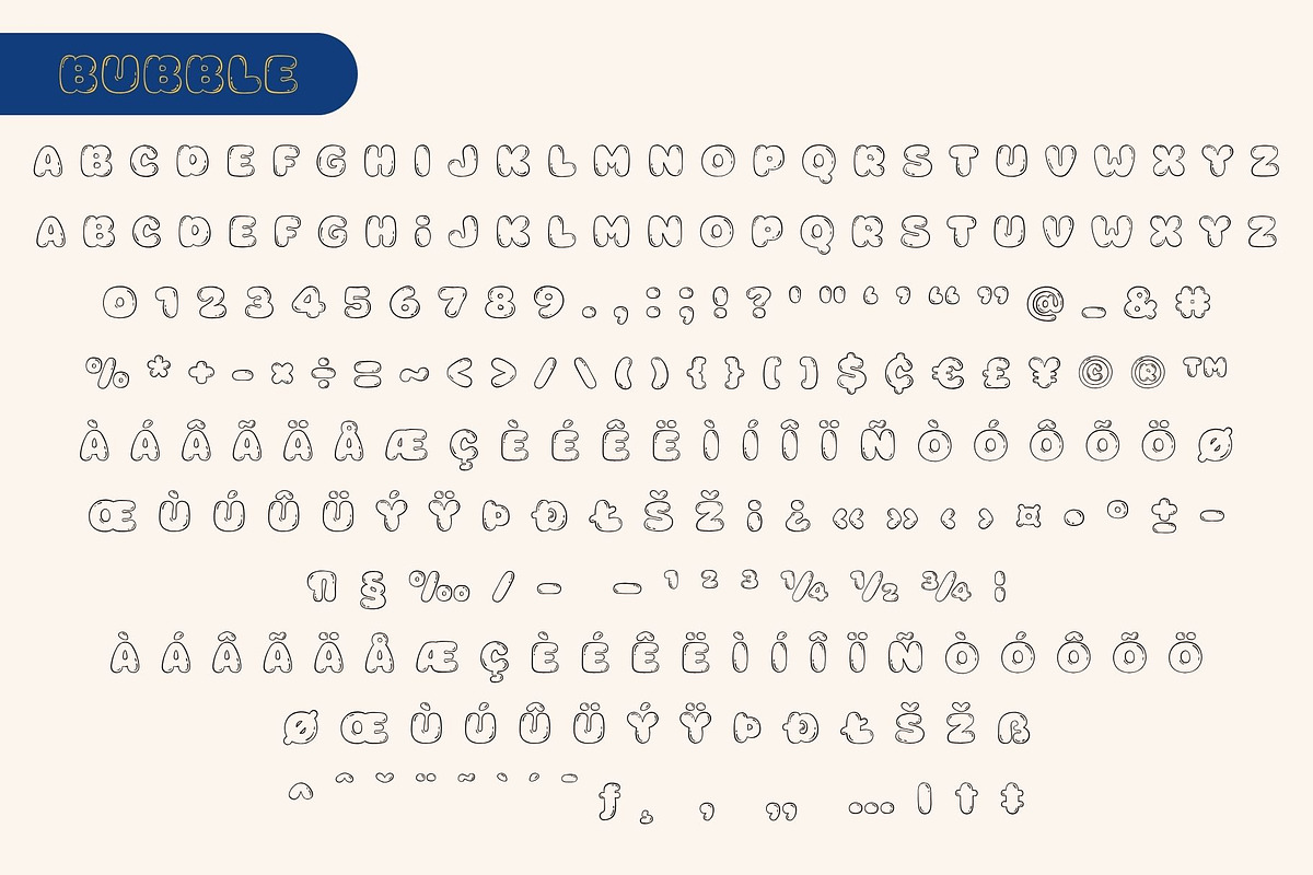 Fox Milky: 3 Font Styles, a Symbol Font by Fox7 By Rattana (Photo 10 of 12)