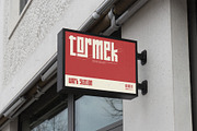 Tormek - Industrial Display Font, a Sans Serif Font by Letterara (Thumbnail 5 of 14)