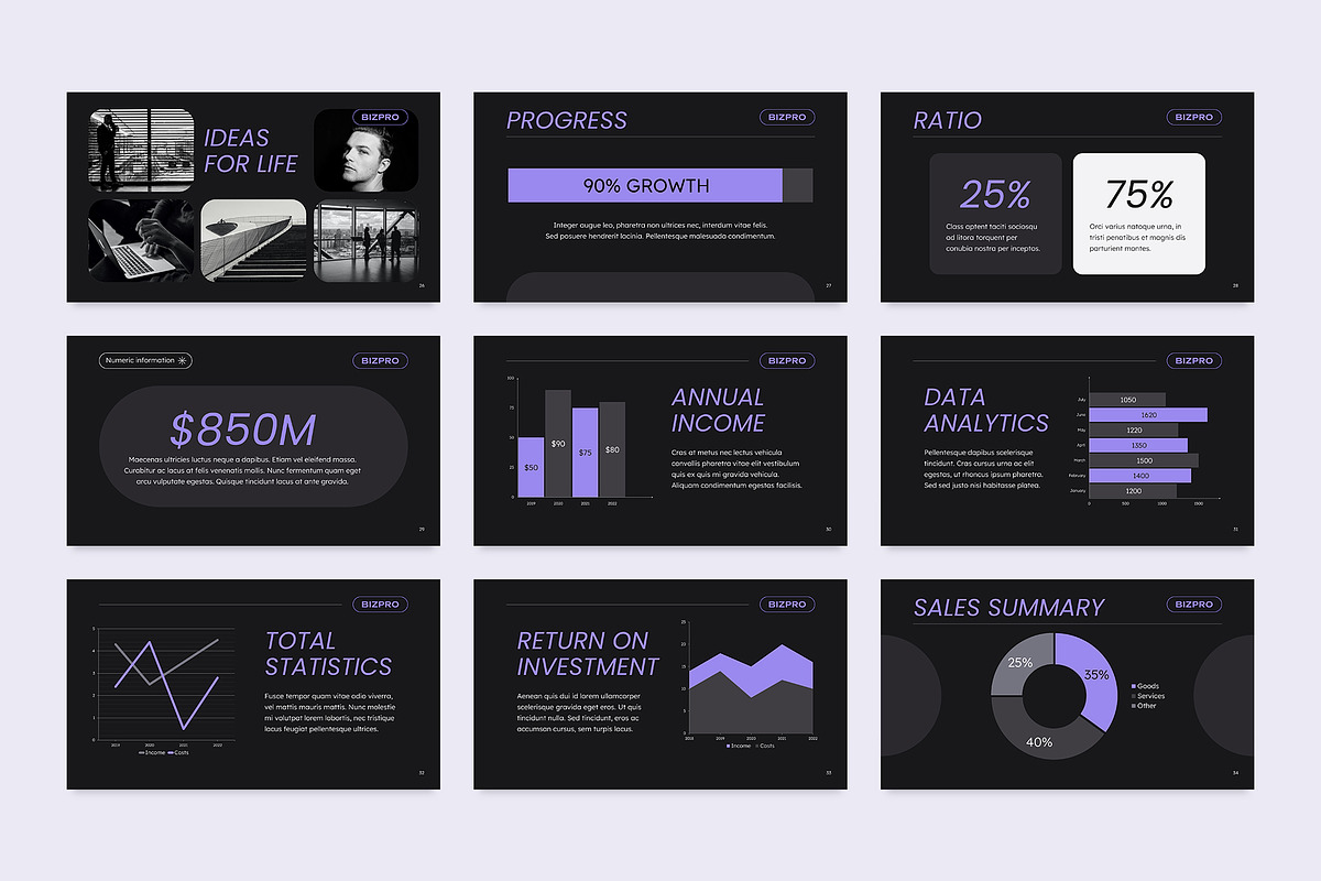 Presentation Dark Mode, a Presentation Template by TemplatesNow! (Photo 7 of 13)