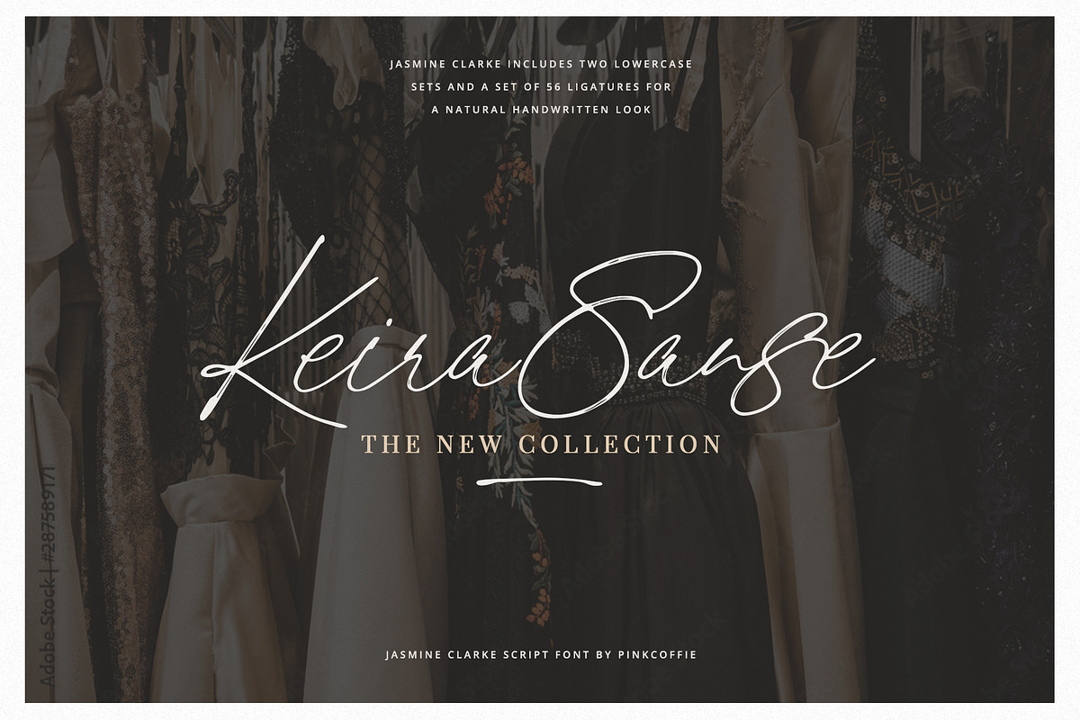 Jasmine Clarke | Casual Chic Font, a Script Font by Pink Coffie (Photo 13 of 23)