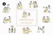 Office Life Uncut Illustration, an Object Graphic by Jump Studio (Thumbnail 1 of 12)