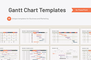 Gantt Chart PowerPoint Templates