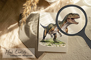 Watercolor Baby Dinosaurs, an Animal Illustration by Dazzling Art Boutique (Thumbnail 3 of 8)