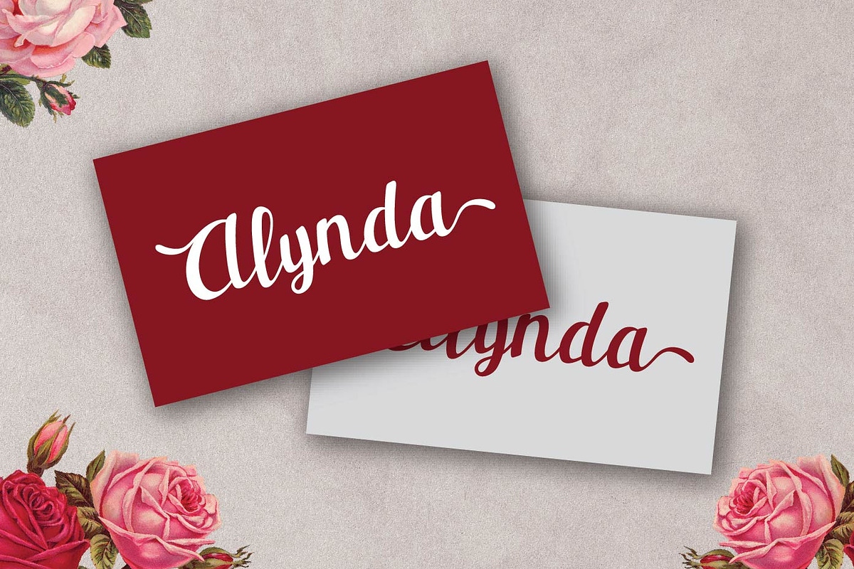 Casseron - Lovely Script Typeface, a Script Font by Patria Ari (P4tcreativa) (Photo 4 of 9)