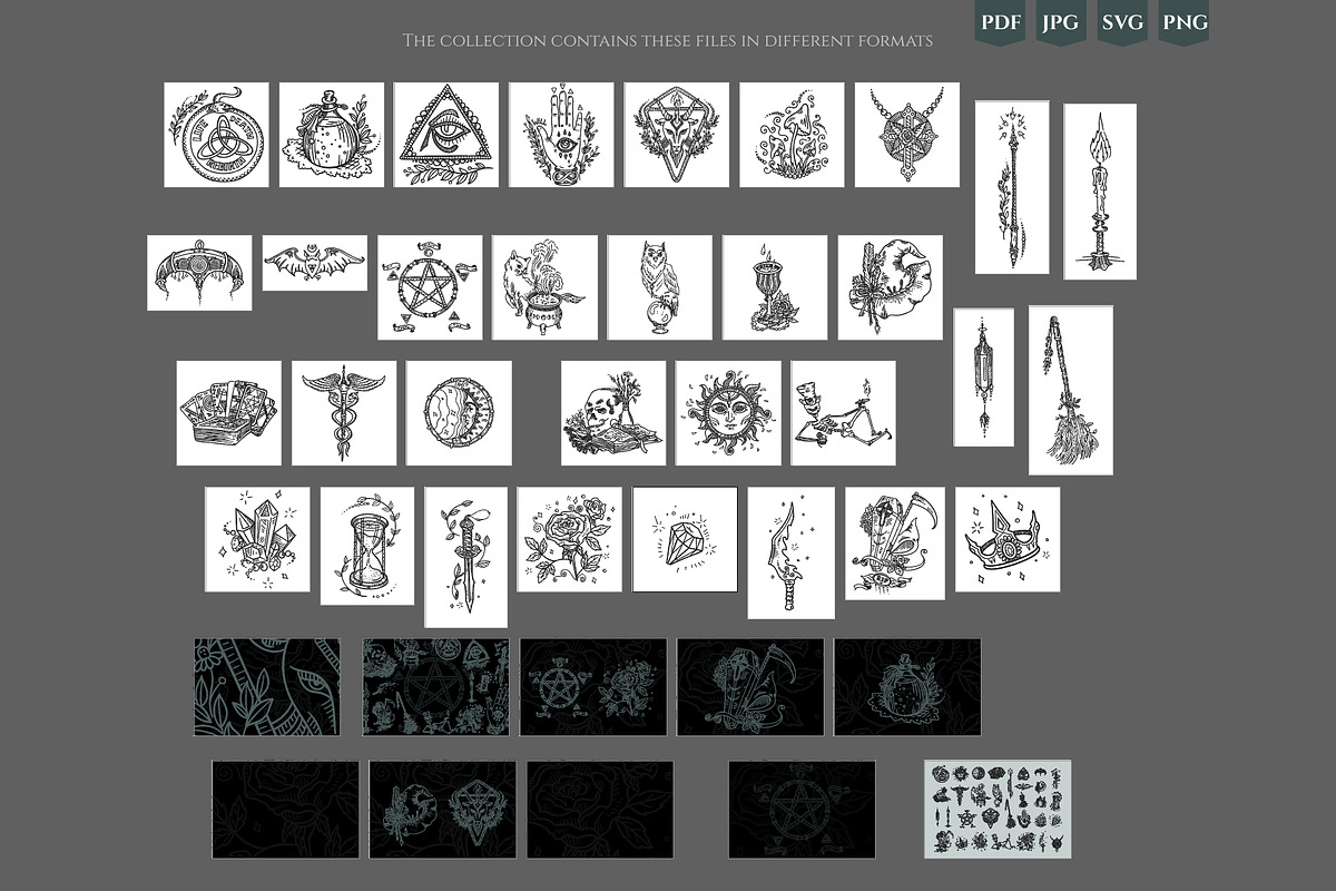 Mystical & Occult Symbols, an Object Graphic by Ilia Design (Photo 8 of 9)