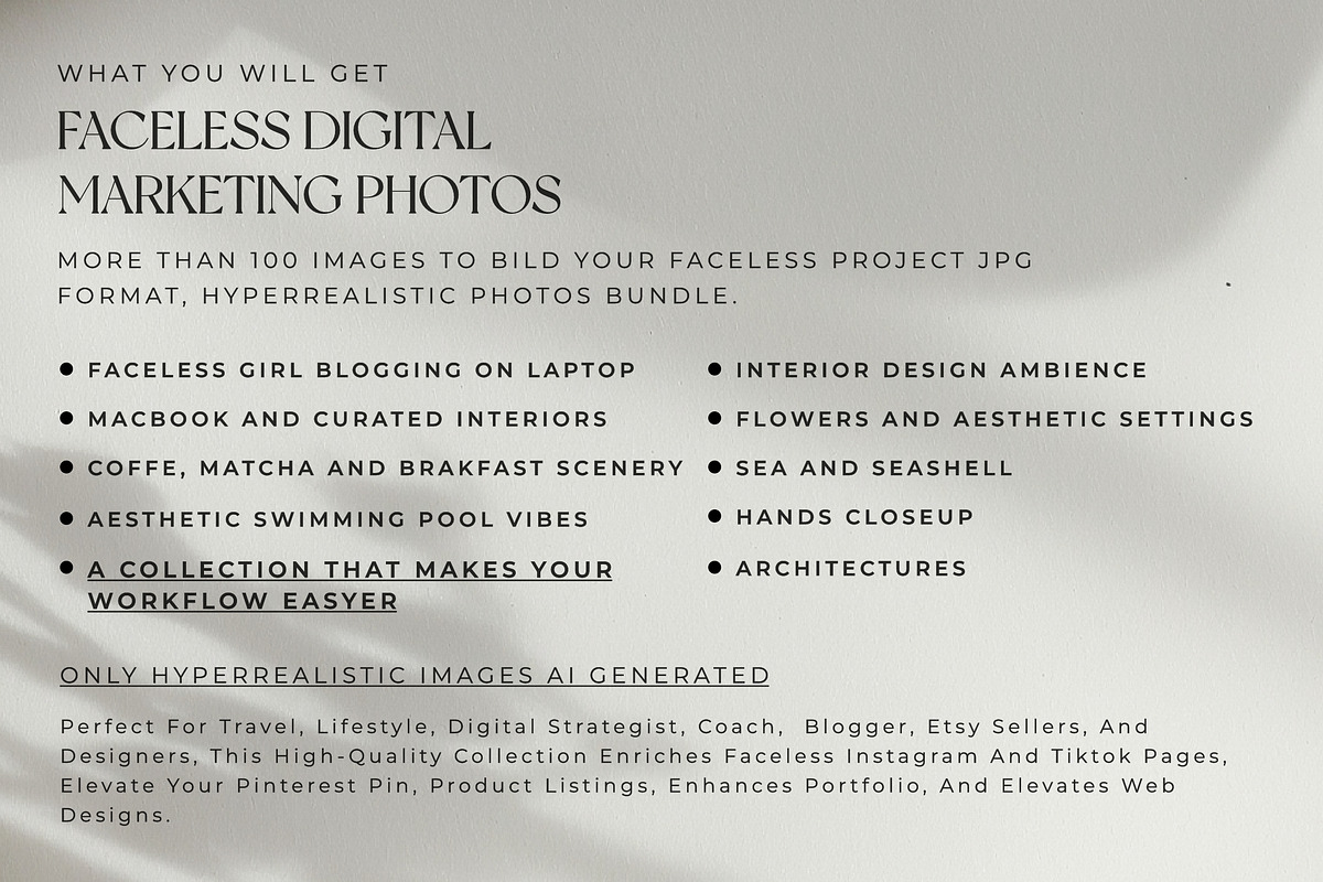Faceless 100 Aesthetic Stock Photos, a Beauty & Fashion Photo by Blank Studio (Photo 6 of 7)