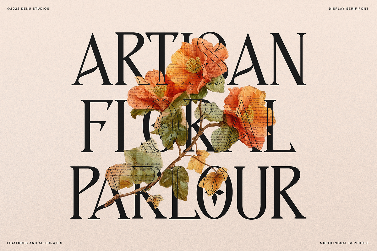 Firorah | Display Serif Font, a Serif Font by Denustudios (Photo 3 of 11)