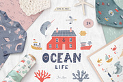 Ocean Life. Nautical Illustrations., an Animal Illustration by Lori Room (Thumbnail 1 of 15)