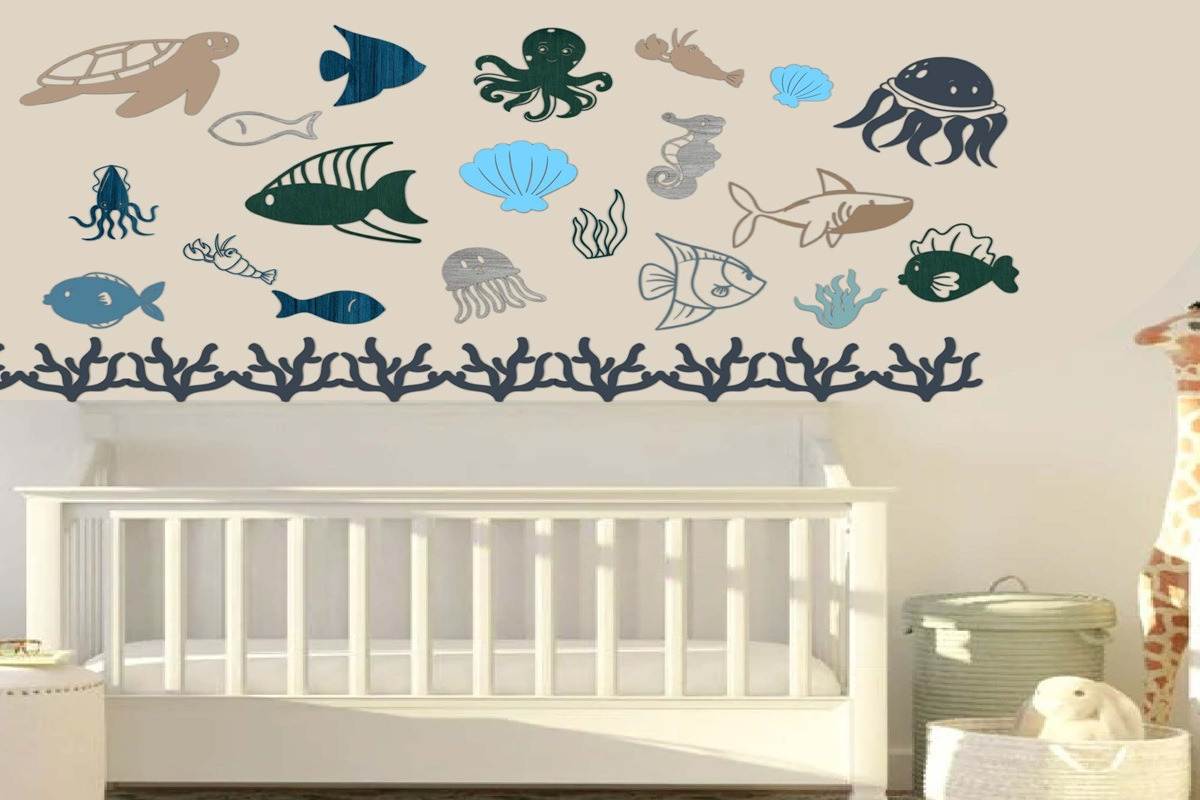 Ocean Under Sea Life SVG Bundle, an Object Graphic by Digi_Design_World (Photo 2 of 4)