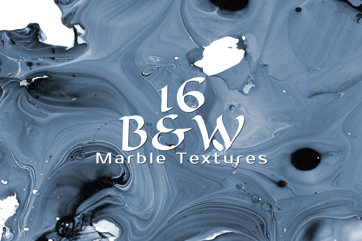 B&W Marble Textures, a Texture Graphic by ekaart (Photo 6 of 7)