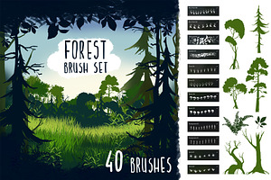 Forest brushes - PROCREATE