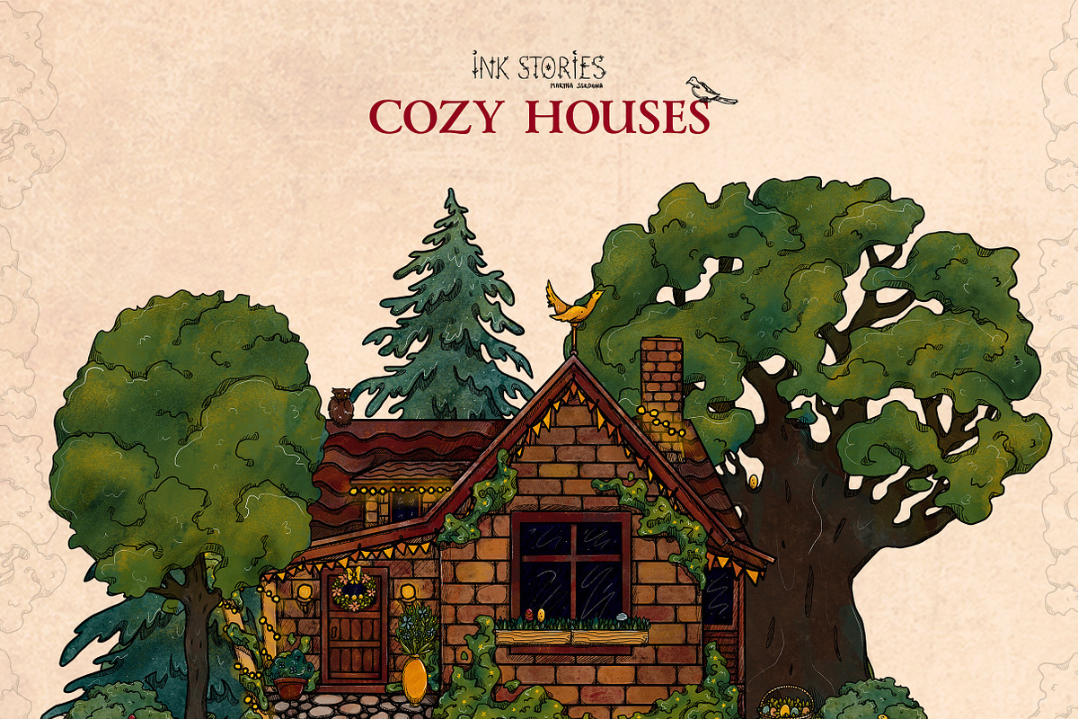 Cozy Houses, an Object Illustration by Ink Stories (Photo 12 of 22)