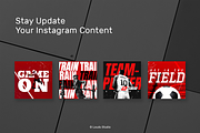 Sports Game Instagram Post, a Social Media Template by Louds Studio (Thumbnail 4 of 7)