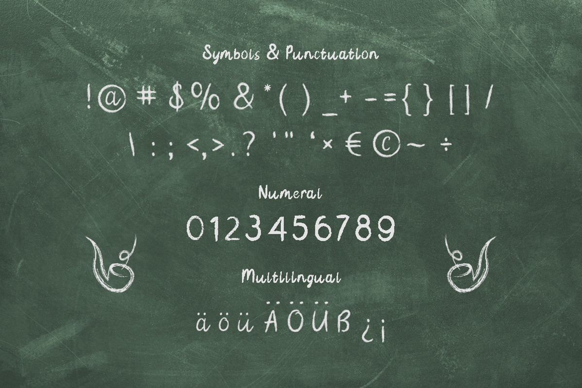 Scaremate - Chalkboard Font, a Font by Typefactoryco (Photo 3 of 8)