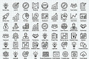 42 Tiny Business Startup Icon Set, an Outline Icon by adenpinkstore (Thumbnail 2 of 12)