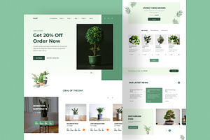 Plant Ecommerce Website Template