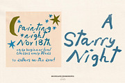 Paloma Hand Painted Font, a Handwritten Font by Madeline ODonoghue Design (Thumbnail 6 of 14)