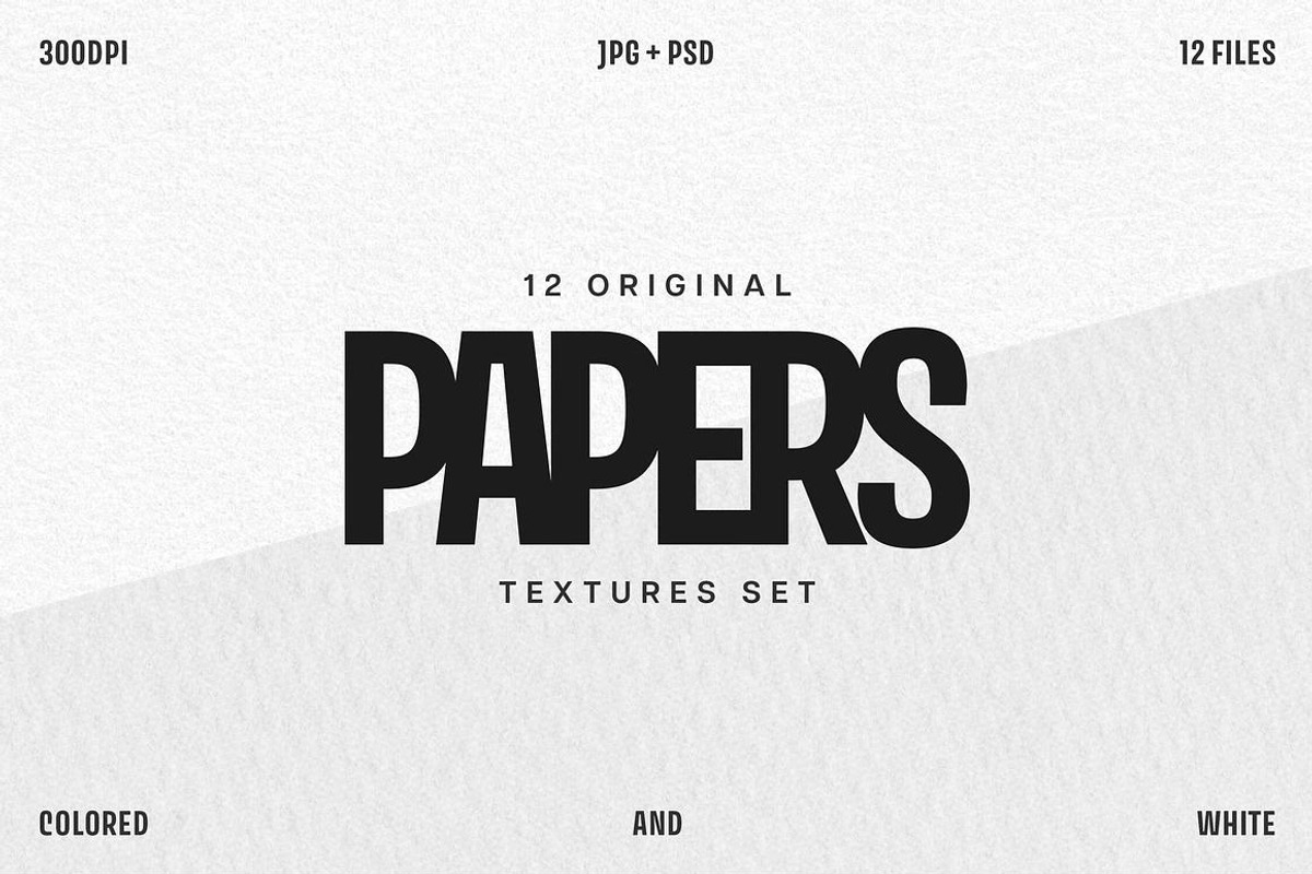 18-in-1 Paper Textures Bundle, a Texture Graphic by pixelbuddha.net (Photo 11 of 21)