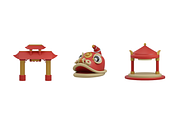 3D Chinese New Year Pack, an Object 3D Model by Dudukbersama (Thumbnail 3 of 4)
