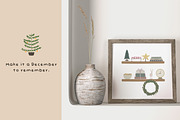 Christmas Winter Decoration, a Decorative Illustration by Hanazumi (Thumbnail 10 of 14)