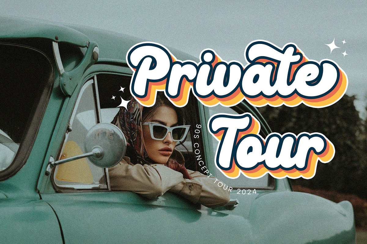 Belgine – Groovy Script Font, a Script Font by Imiftype Studio (Photo 9 of 10)