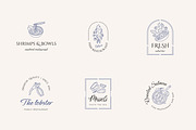 Seafood logo elements and templates, a Graphic by Vasylyka (Thumbnail 8 of 15)