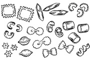 Italian pasta.Hand drawn doodle, a Food Illustration by made by Tanya (Thumbnail 2 of 4)