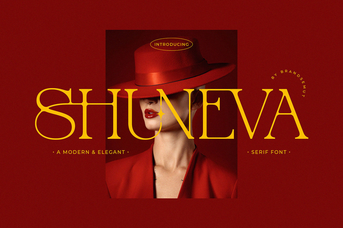 Shuneva – Modern Elegant Serif Font, a Serif Font by BrandSemut (Photo 1 of 8)
