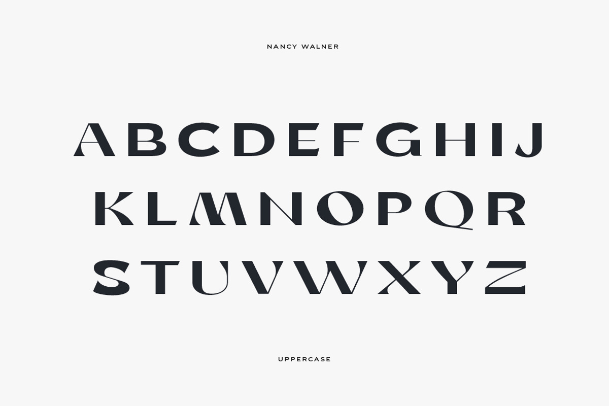 Nancy Walner Modern Sans, a Sans Serif Font by Yukita Creative (Photo 8 of 12)