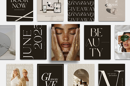 Skincare Beauty Instagram Templates