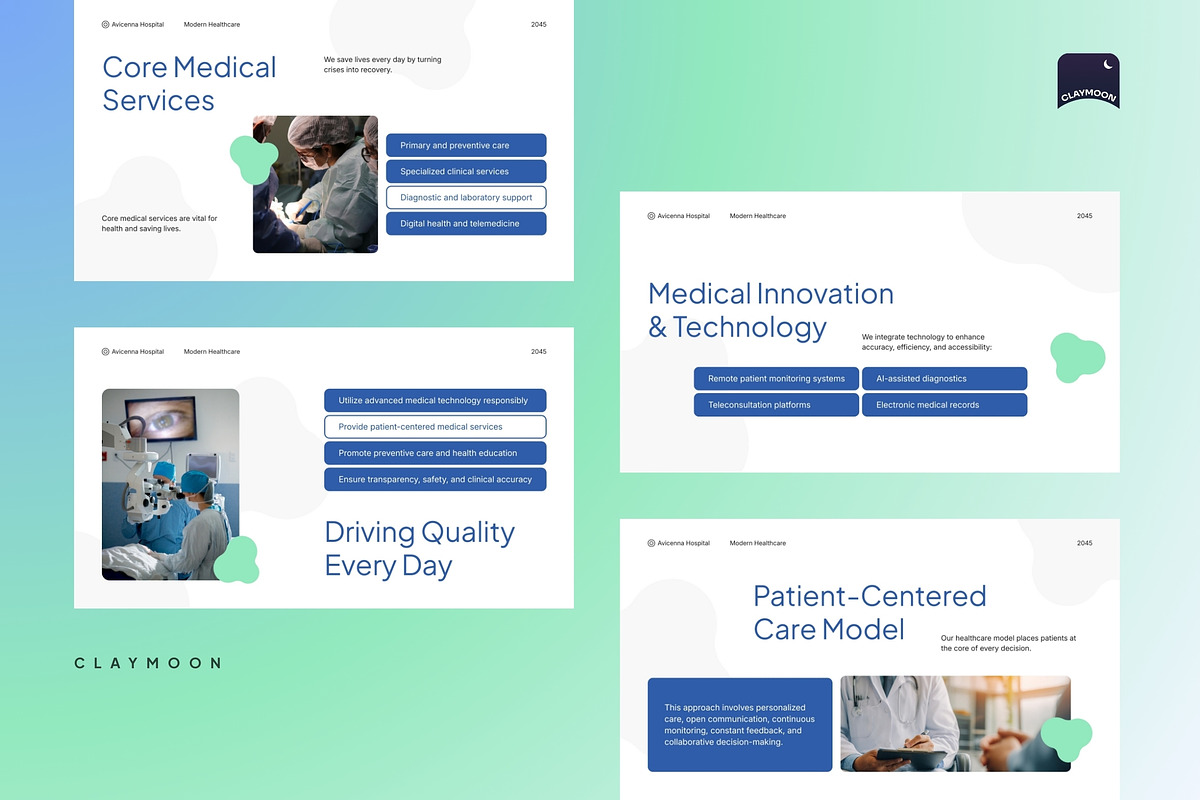 Avicenna Hospital Healthcare, a Presentation Template by Claymoon Lab (Photo 3 of 7)