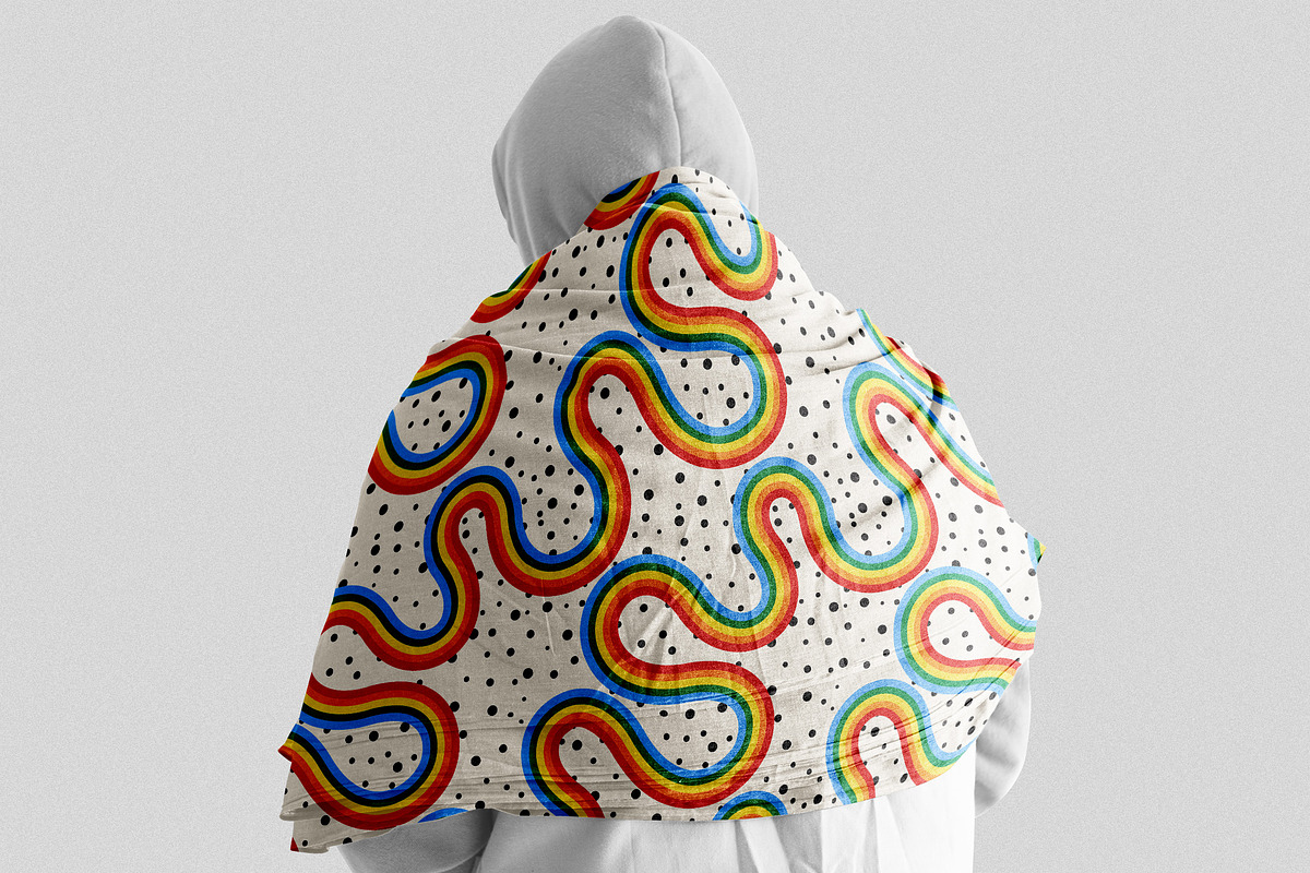 Rainbow Line Pattern, a Pattern Graphic by Neermana (Photo 5 of 5)