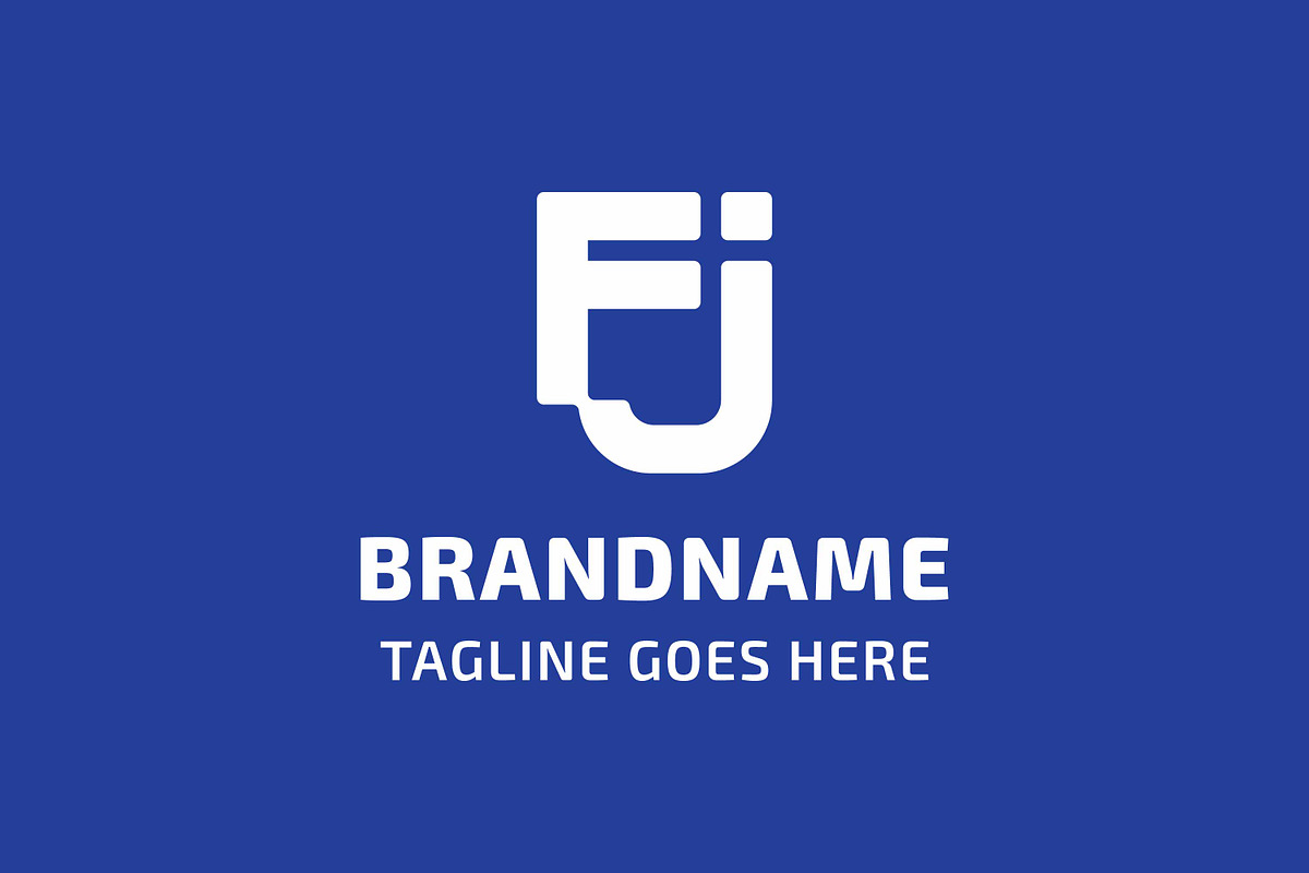 Letters FJ Monogram Connected Logo, a Branding & Logo Template by Pray Art Design Studio (Photo 2 of 2)