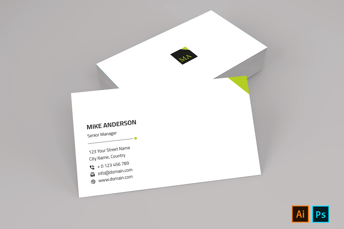 Minimal Business Card, a Business Card Template by designSultan (Photo 4 of 4)