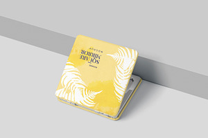 Square Compact Mirror Mockups, a Product Mockup by GfxFoundry