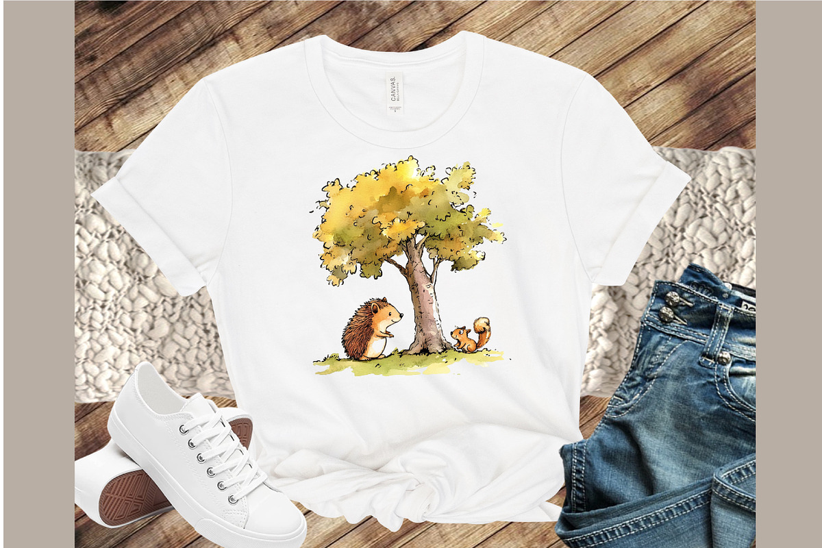 Autumn Hedgehogs Clipart, an Illustration by Sublimation Artist (Photo 4 of 6)
