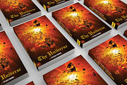 Universe Book Cover Print Template, a Stationery Template by Psd Templates (Thumbnail 3 of 4)