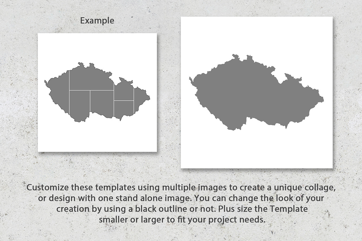 12x12 Europe Photo Collage Templates, a Stationery Template by Loveurstyle Designs (Photo 5 of 5)