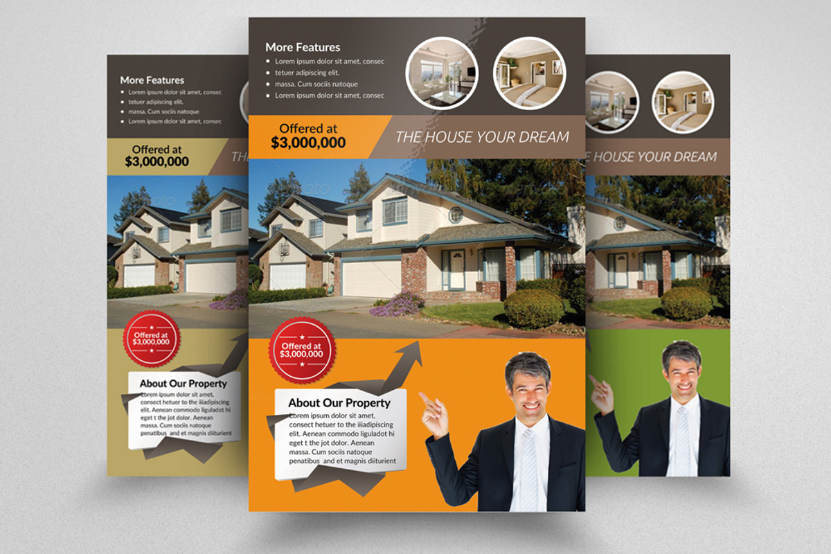 Real Estate Agency PSD Flye, a Flyer Template by Business Flyers (Photo 1 of 4)
