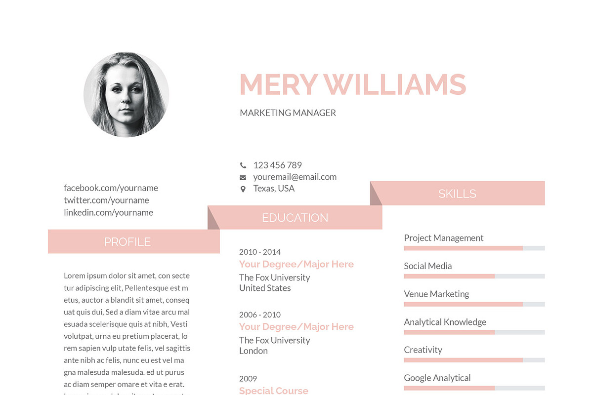 Modern Resume, a Resume Template by Mr-Template (Photo 5 of 5)